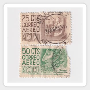 Mexican Stamps, 1950 Sticker